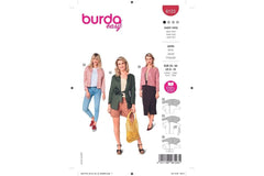 Schnittmuster burda easy - Jacke 6123
