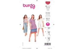 Schnittmuster burda easy - Shirt & Kleid 6117