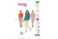Schnittmuster burda easy - Shirt & Kleid 6109