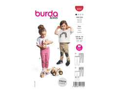 Schnittmuster burda kids - Hose 9222