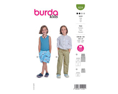Schnittmuster burda kids - Hose 9224