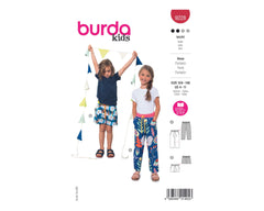Schnittmuster burda kids - Hose 9228
