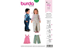 Schnittmuster burda kids - Hose & Rock 9772