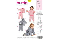 Schnittmuster burda kids - Jacke & Hose 9349