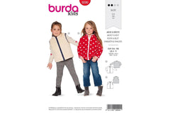 Schnittmuster burda kids - Jacke & Weste 9290