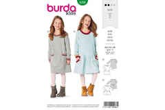 Schnittmuster burda kids - Kleid 9286