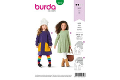 Schnittmuster burda kids - Kleid 9310