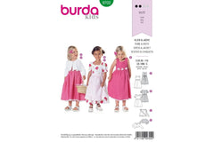 Schnittmuster burda kids - Kleid & Jacke 9702