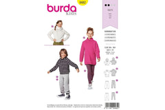 Schnittmuster burda kids - Kombination 9482