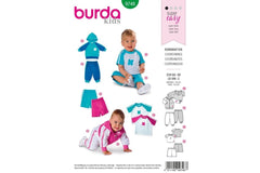 Schnittmuster burda kids - Kombination 9748