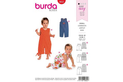 Schnittmuster burda kids - Overall 9652