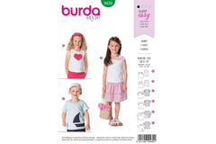 Schnittmuster burda kids - Shirt 9439