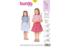 Schnittmuster burda kids - Shirt & Rock 9364