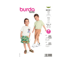 Schnittmuster burda kids - Shorts 9243