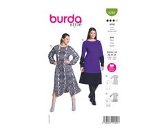 Schnittmuster burda style - Kleid 5797 - Plus Size