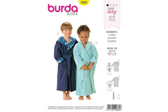Schnittmuster burda kids - Bademantel 2662