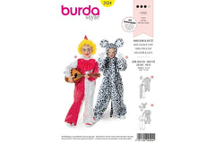 Schnittmuster burda style - Fantasy - Harlekin & Katze 2524