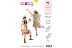 Schnittmuster burda style - Fantasy - Indianerin & Elfe 2432