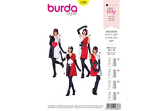 Schnittmuster burda style - Fantasy - Spielkarten 2383