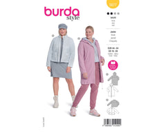Schnittmuster burda style - Jacke 5877 Plus Size