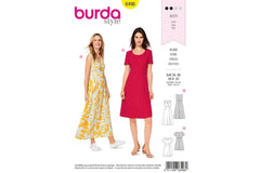 Schnittmuster burda style - Kleid 6496