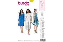 Schnittmuster burda style - Kleid 6821
