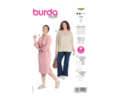 Schnittmuster burda style - Kleid & Bluse 5934 - Plus Size