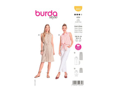 Schnittmuster burda style - Kleid & Bluse 6003
