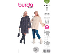Schnittmuster burda style - Kleid & Shirt 5866 Plus Size