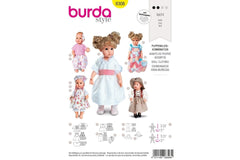 Schnittmuster burda style - Puppenkleid - Kombination 8308