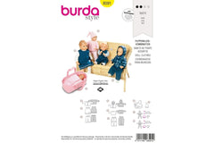Schnittmuster burda style - Puppenkleid - Kombination 8591