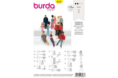 Schnittmuster burda style - Puppenkleid - Kombination 8576