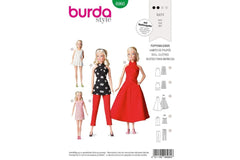 Schnittmuster burda style - Puppenkleider 6960
