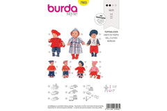 Schnittmuster burda style - Puppenkleider 7903