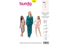 Schnittmuster burda style - Pyjama & Nachthemd 6742