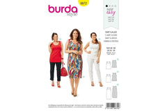Schnittmuster burda style - Shirt & Kleid 6672 - Plus Size