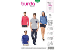 Schnittmuster burda style - Shirt 6602 Damen/Herren