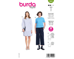 Schnittmuster burda style - Kleid & Shirt 5609