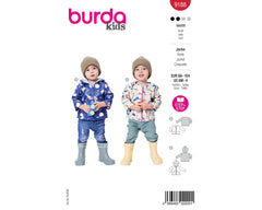 Schnittmuster burda kids - Jacke 9188