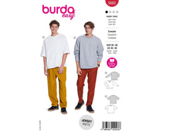 Schnittmuster burda easy - Sweater Herren 5682