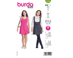 Schnittmuster burda kids - Kleid 9198
