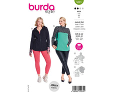 Schnittmuster burda style - Jacke & Shirt 5691 - Plus Size