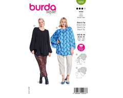 Schnittmuster burda style - Bluse & Top 5692 - Plus Size