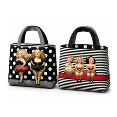 Canvas Taschenpanel Wendetasche by Stenzo - Schöne Damen in Kleidern
