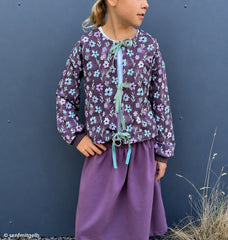 Modal French Terry Velvet Bloom by Mrs. Mint Design