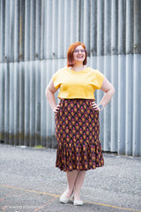 Viskose Webware Pineapple Bloom by Bienvenido Colorido