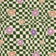 Sherpa Fleece Bunte Blümchen