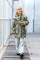 Sherpa Fleece Bunte Blümchen