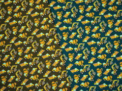 Baumwolljersey Silas Baufahrzeuge - 750 dunkelpetrol