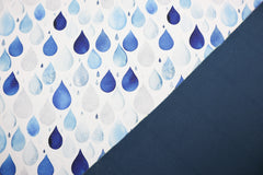 Softshell Digital Blue Raindrops